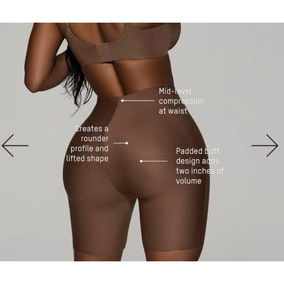 Skims Body butt Enhancing Padded Short clay XLarge NWT - Picture 6 of 7